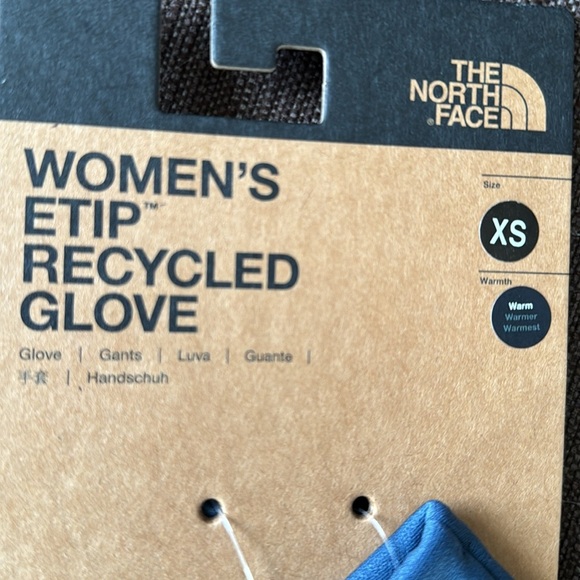 🆕 The North Face Women Etip touch phone compatible Recycled Shady Blue Gloves xs - Picture 3 of 3